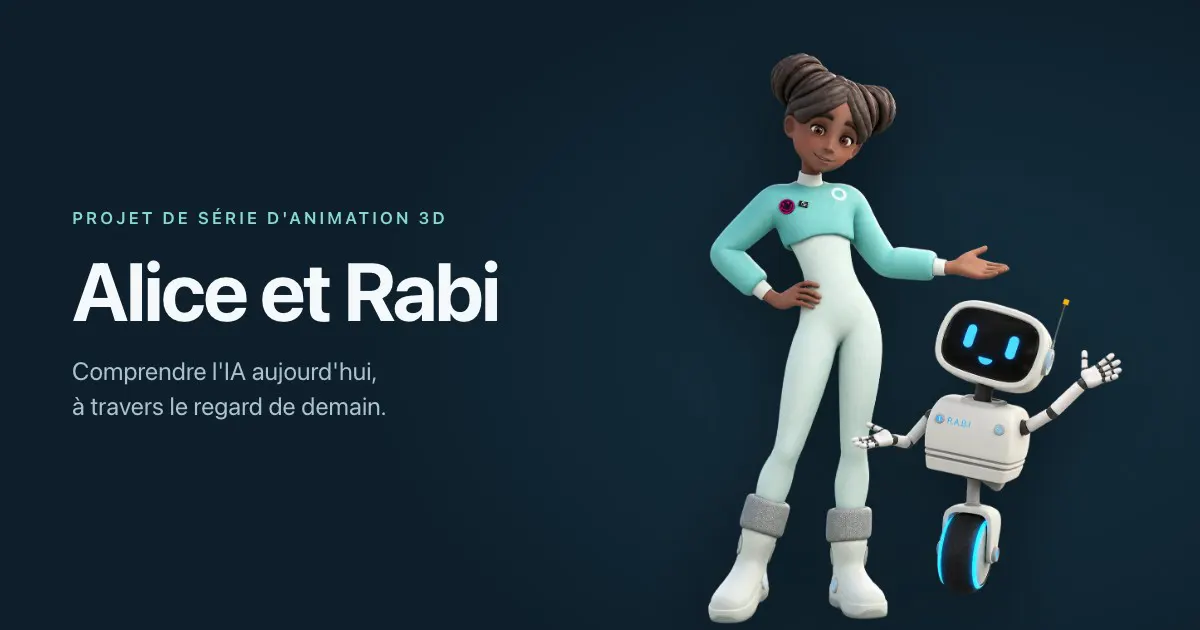 Alice et le robot Rabi, personnages de la série